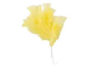 Fjädrar 120-150mm gula 48 fp