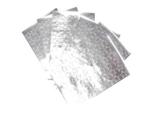 Stickers stjärnor silver 13mm 288 fp