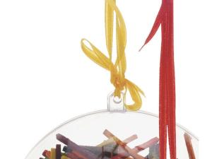 Satinband 30mx3mm gul röd 2 fp