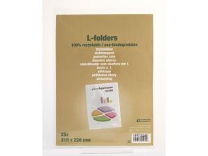 Aktmapp av återv PP A4 0 12 ofärg 25 fp