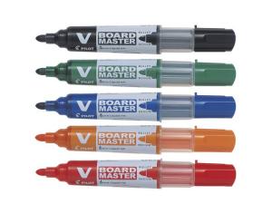 Whiteboardpenna PILOT V Board rund 5 fp