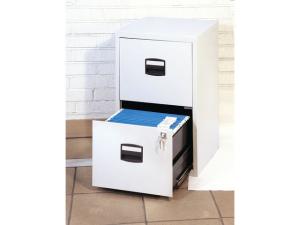 Hängmappsskåp 2 lådor 67 2x41 3x40cm grå