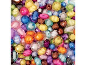 Plastpärlor facett 350 fp