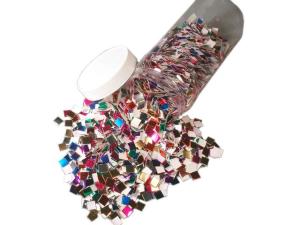 Kartongmosaik 10x10mm metall 10000 fp