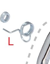 Returfjäder gaspedal OTK mini