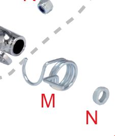 Returfjäder Bromspedal OTK Mini