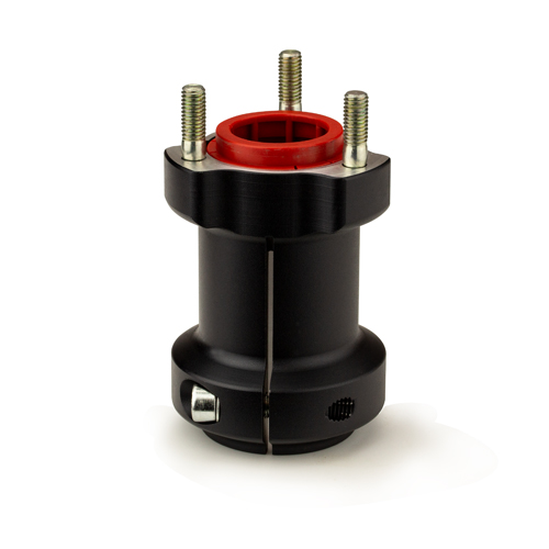 Baknav Ø40x95 mm svart aluminium