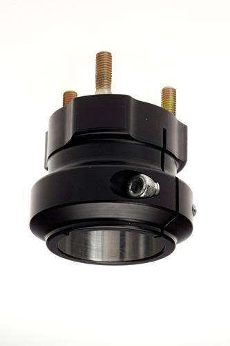 Baknav Ø50x62 mm svart aluminium