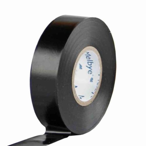 Eltejp svart 19mm x 20m