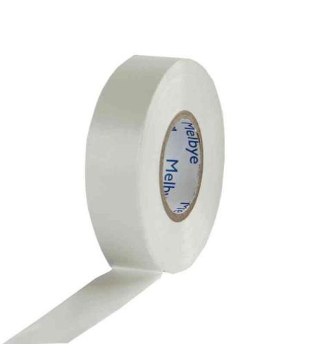 Eltejp vit 19mm x 20m