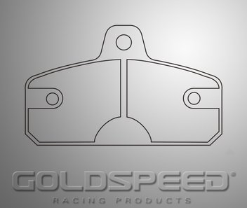 Bromsbelägg bak set Goldspeed KK/Birel 13mm