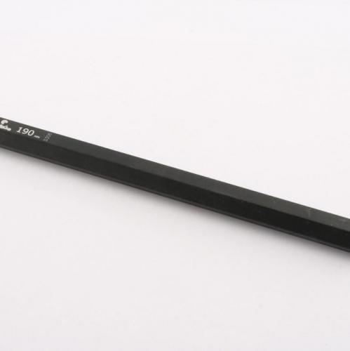 Styrstag 190 mm svart