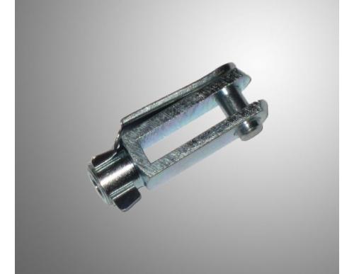 Gaffel lång med låsning, M6