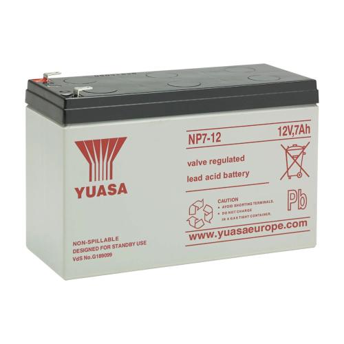 Batteri AGM Yuasa 12 v 7 Ah