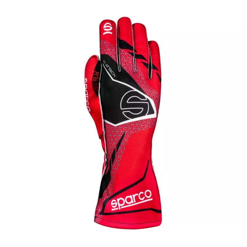 Handskar Sparco K-Attack Röd/Svart