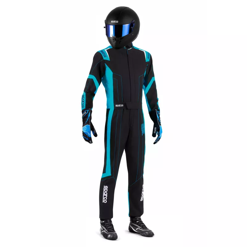 Overall Sparco Thunder Advanced Svart/Ljusblå