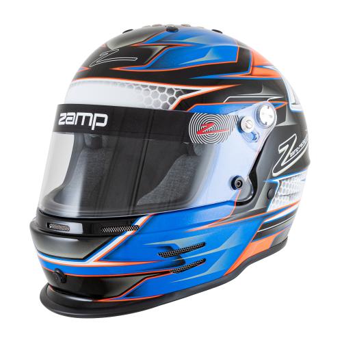 ZAMP RZ 42 Hjälm , Blå/Orange