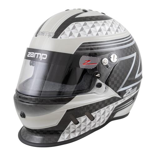 Zamp RZ 65D BLACK/GREY Carbon Hjälm