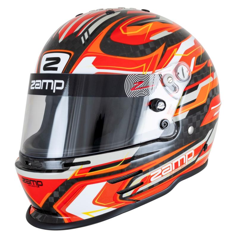 ZAMP RZ 48 Röd Kolfiber Hjälm