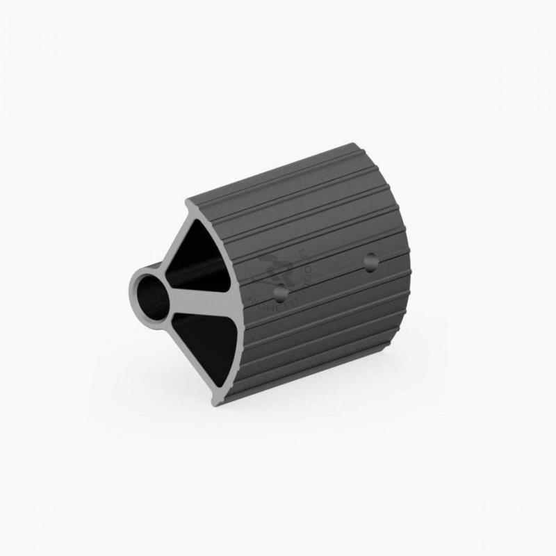 Pedalförlängning, svart alu