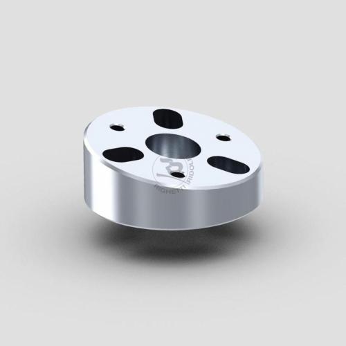 Rattnavsplatta silver