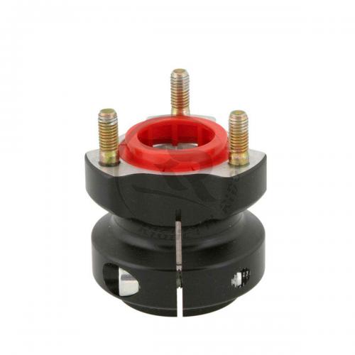 Baknav Ø40x62 mm svart, aluminium