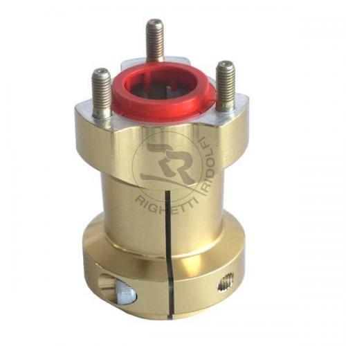 Baknav Ø40x95 mm guld aluminium