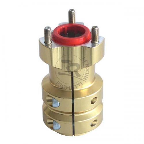 Baknav Ø40 x115 mm guld aluminium