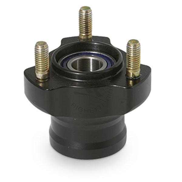 Framnav Ø17X50MM aluminium, svart