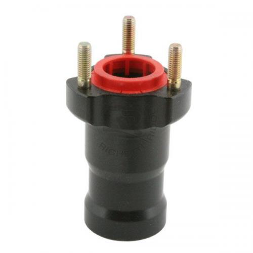 Framnav Ø25X95MM aluminium svart