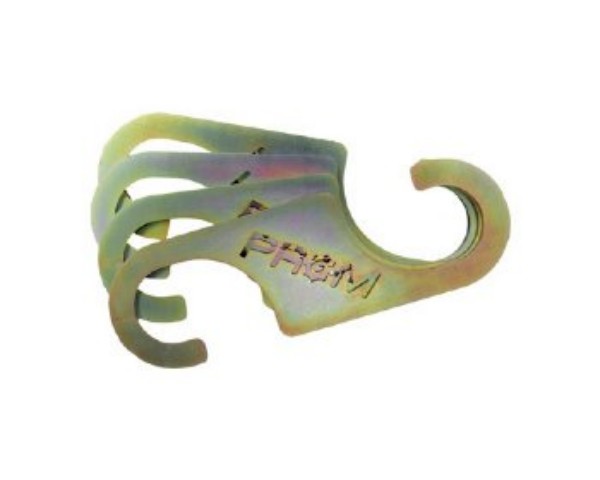 Krokar för chassirätning, alu