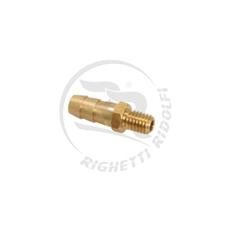 Barb connector, Brass, 68-A537 TILLOTSON