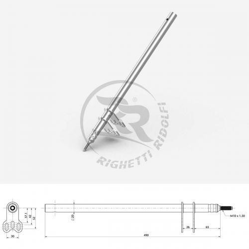Rattstång M10 x 490 mm