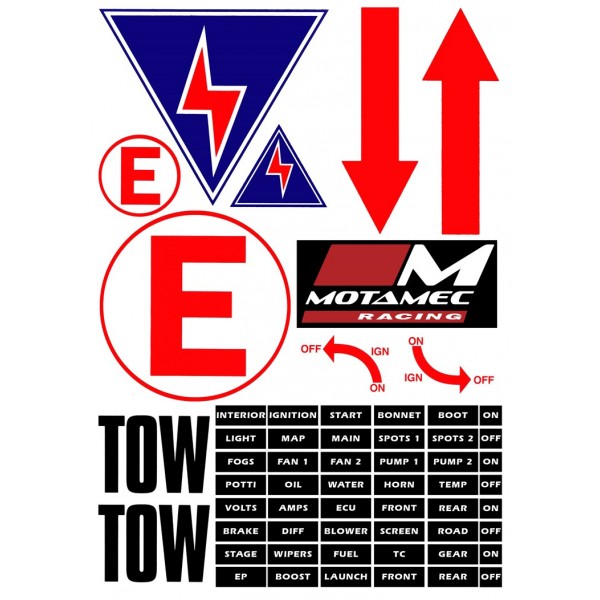 Safety Race & Rally dekal