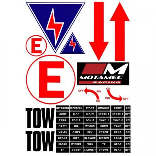 Safety Race & Rally dekal