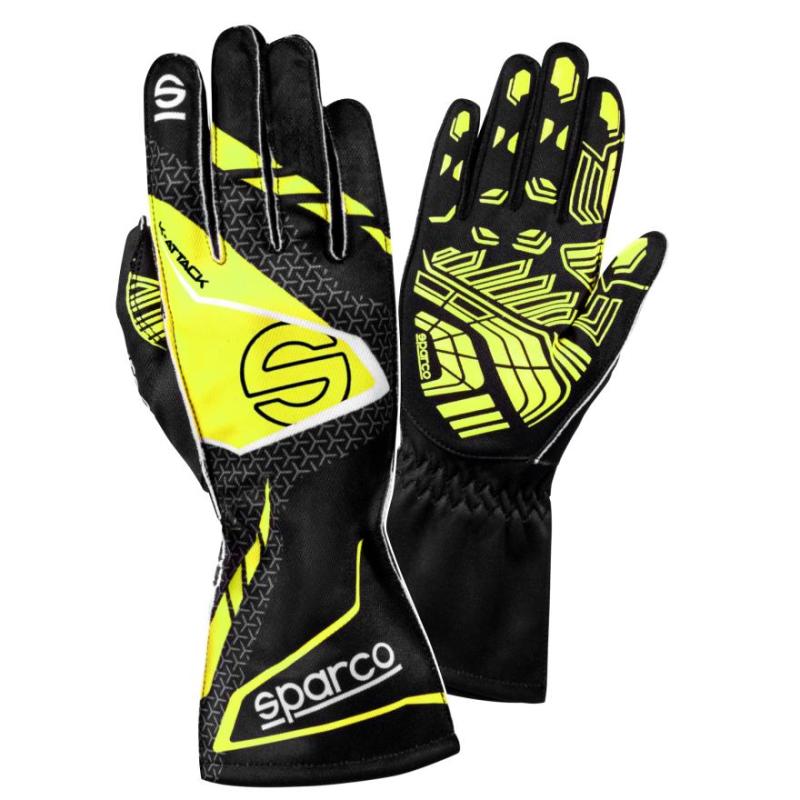 Handskar Sparco K-Attack Svart/Gul