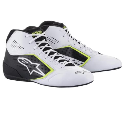 Skor Alpinestars Tech 1-K Start vit/svart/gul