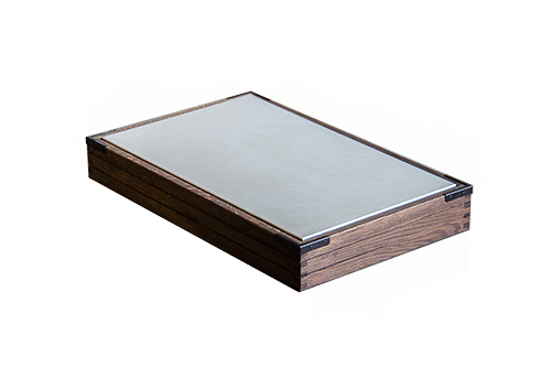 Frame for Cooling tray GN1/1, Brown w metal corners
