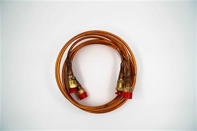 SKARVRÖR MED KOPPLINGAR 1M