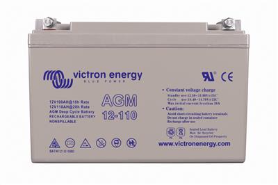12V/110AH AGM DEEP CYCLE BATTERI VICTRON
