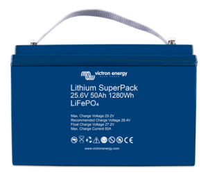 LITHIUM SUPERPACK 25,6V/50AH BATTERI