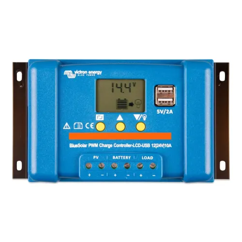 BLUESOLAR PWM-12/24V-10 LCD&USBA