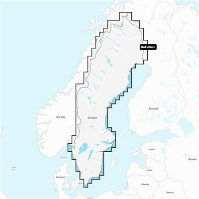 NAVIONICS+ REGULAR SWEDEN, LAKES & RIVERS