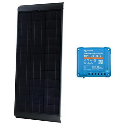 BLACKSOLAR KIT 165W VICTRON 75/15 & 6 M KABEL