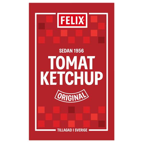 Orkla Sentomat Express Etikett FELIX Original Ketchup