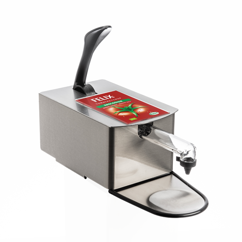 Orkla Sentomat Express, Dispenserpaket med etikettskydd, 11,5 mm, för Ketchup, Senap och Dressing