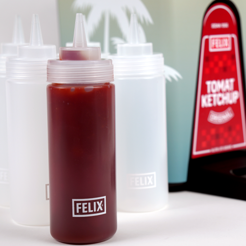 FELIX Drizzle Klämflaskor, transparent, 5-pack