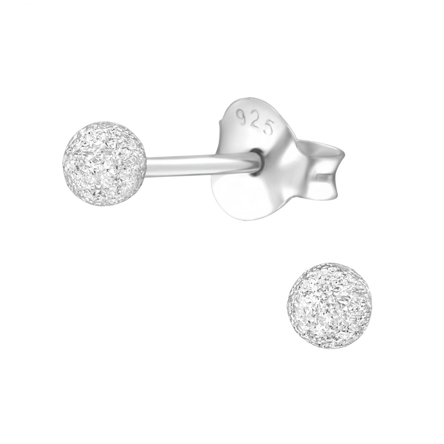 Kula 3 mm - Studs - Örhängen i äkta silver