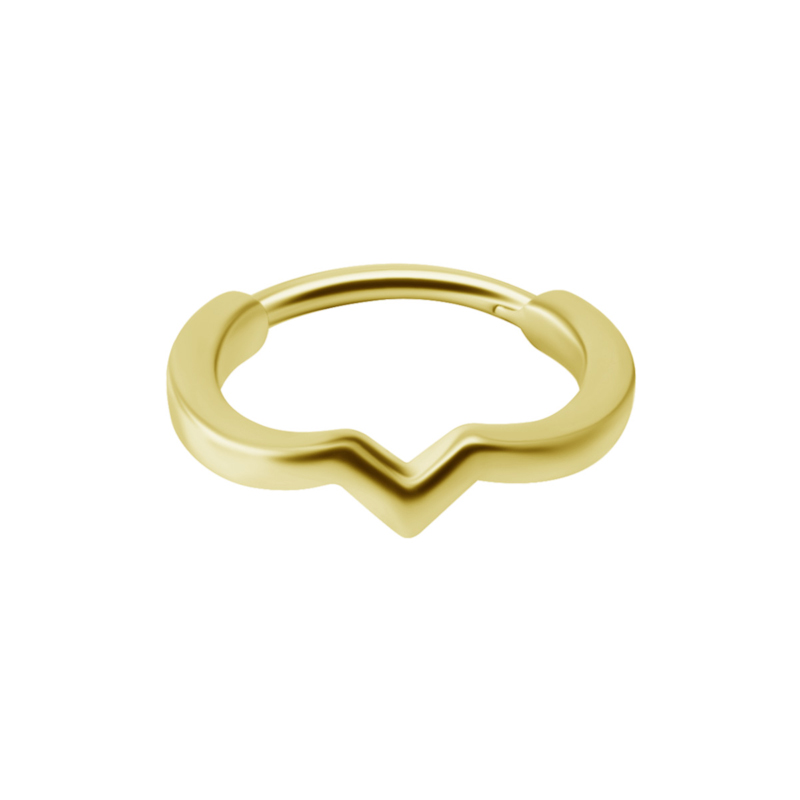 Conch Ring Clicker ring i Pvd Guld
