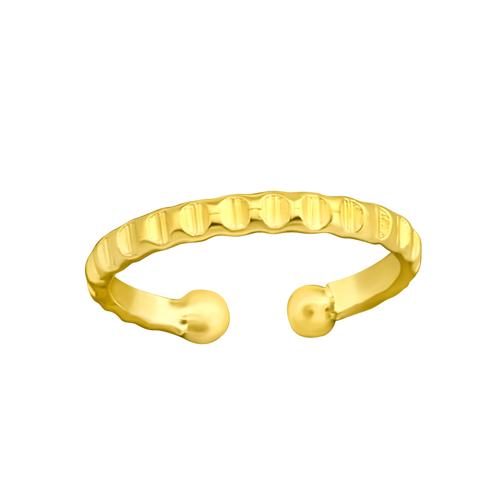 Ear cuff - Tunn guldring - Öronsmycke i 18k guldpläterat silver